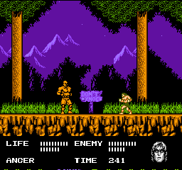 Choujin Ookami Senki - Warwolf (Japan) In game screenshot